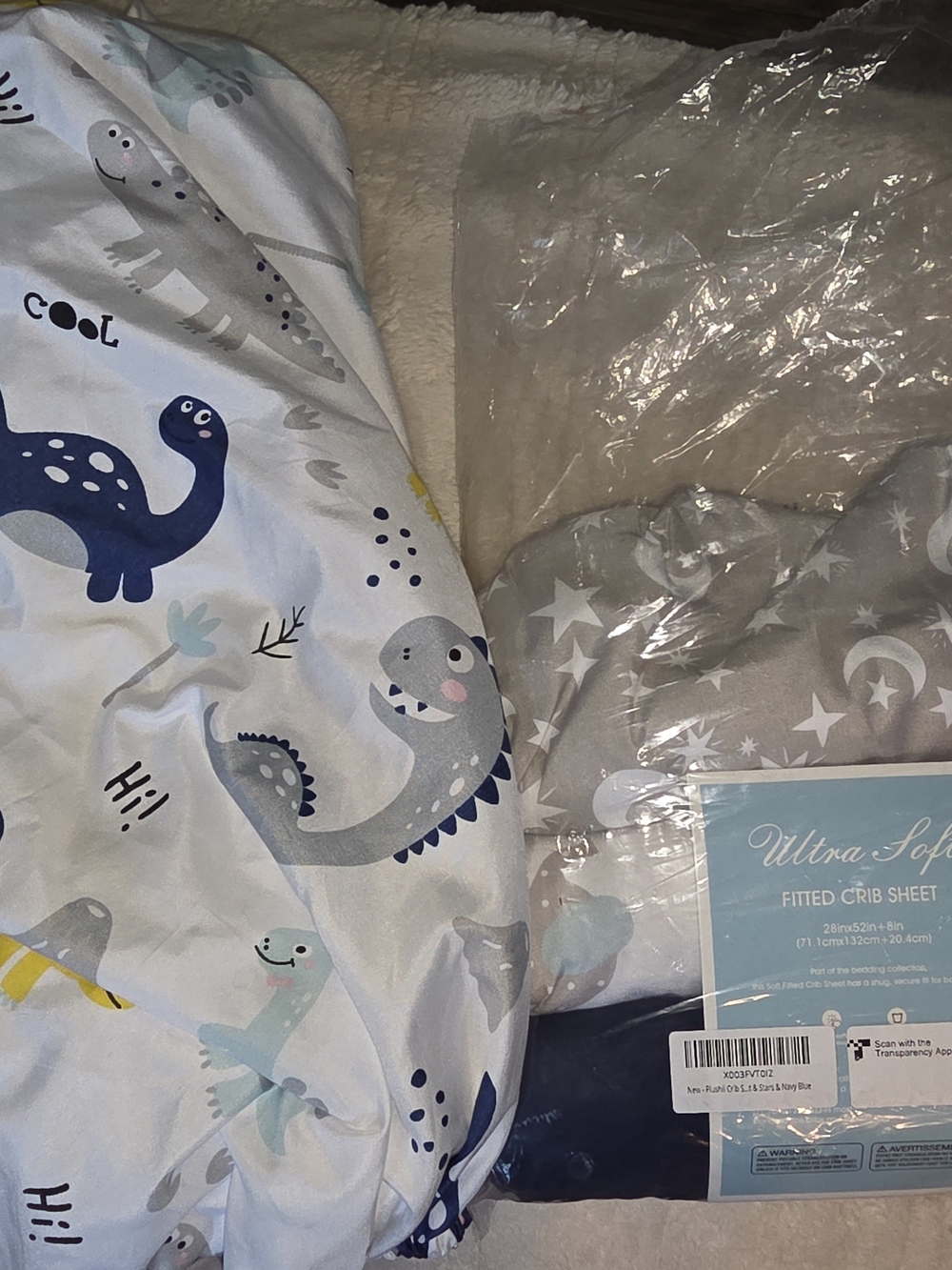 Ultra Soft 4pk Fitted Crib Sheet - Baby Bedding